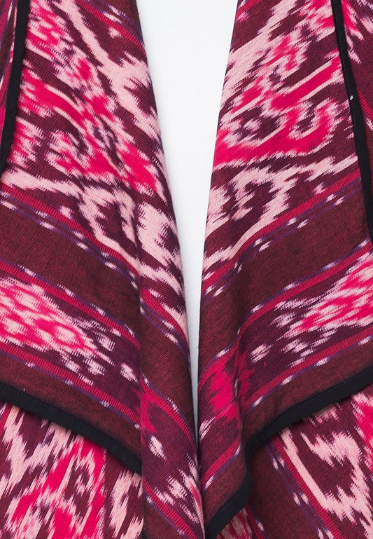 Arjani Iris Tenun Long Cardigan