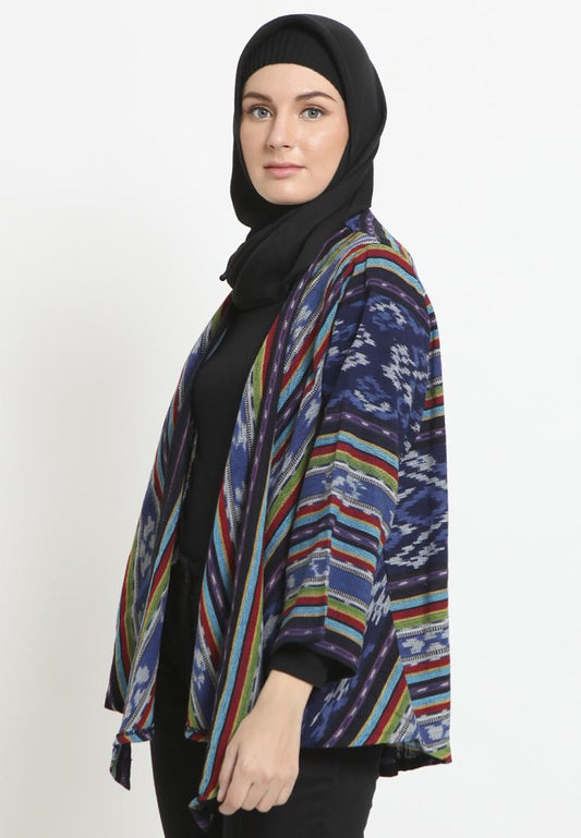 Iswari Iva Colorful Ocean Tenun Outer