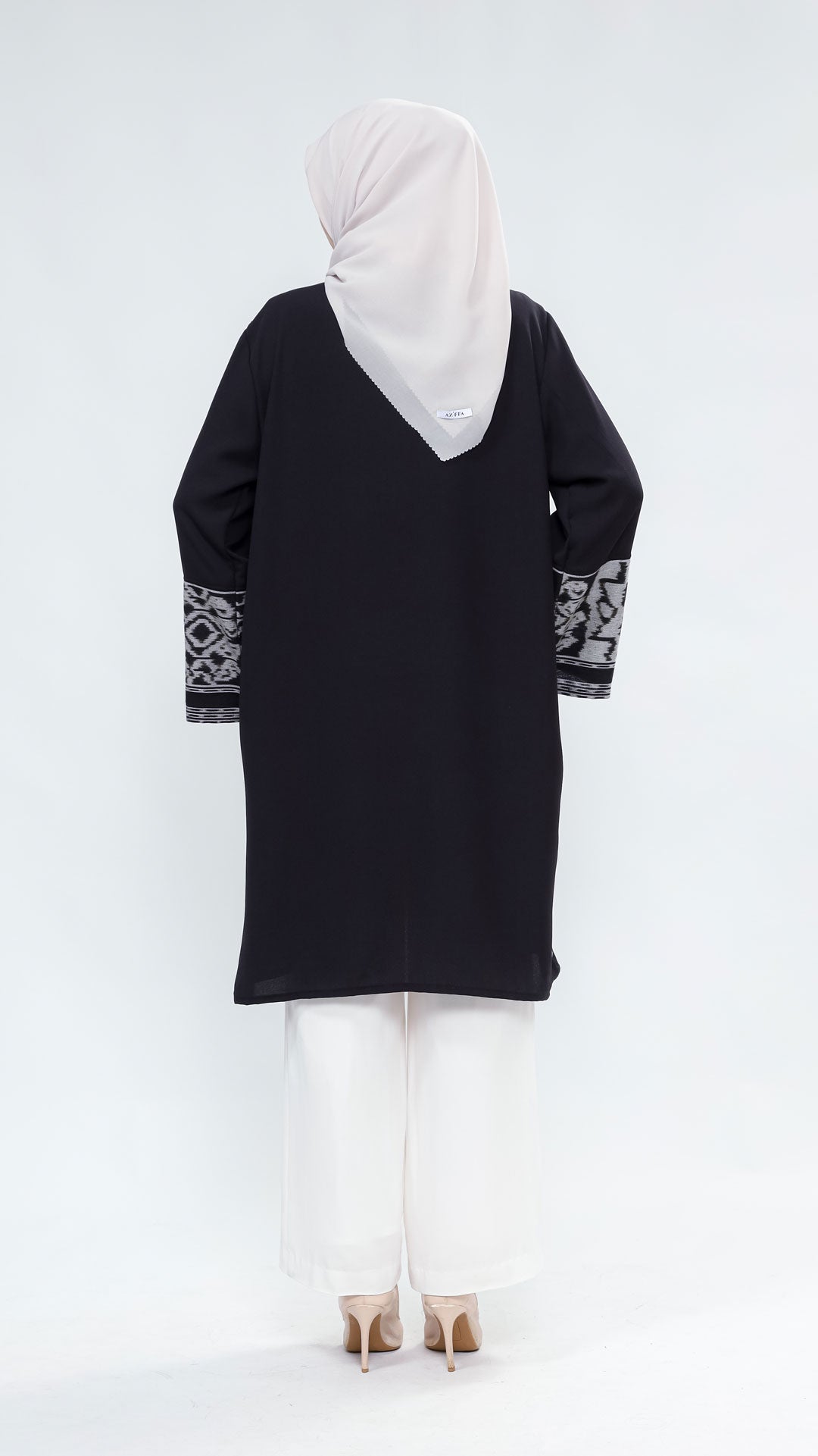 Sevinc Silver II Tenun Long Cardigan