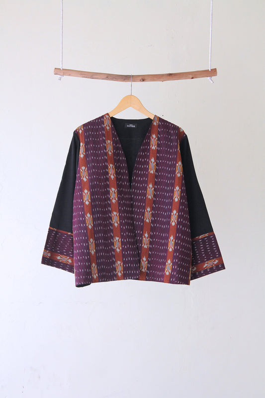 Freya Burgundy Tenun Outer