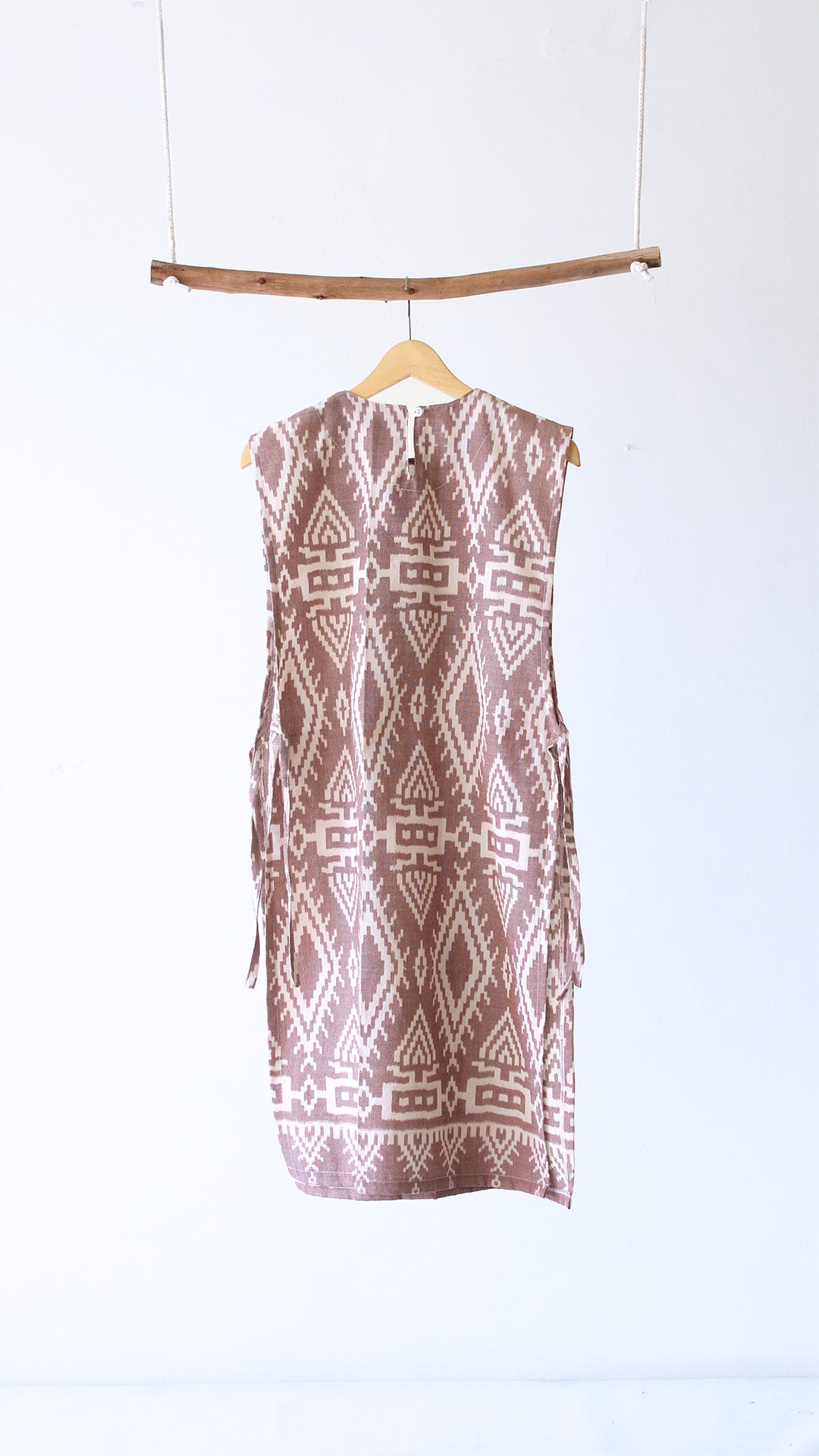 Widura & Hafiy Light Brown Tenun Couple Set