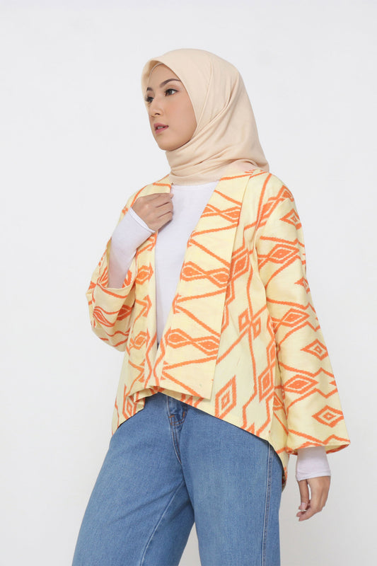 Nuray Yellow Tenun Outer