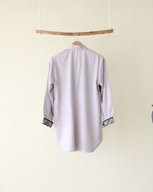 Feray Grey Tenun Tunic