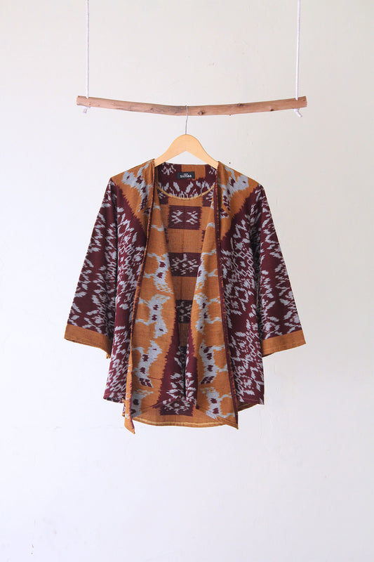 Iswari Mustard Tenun Outer