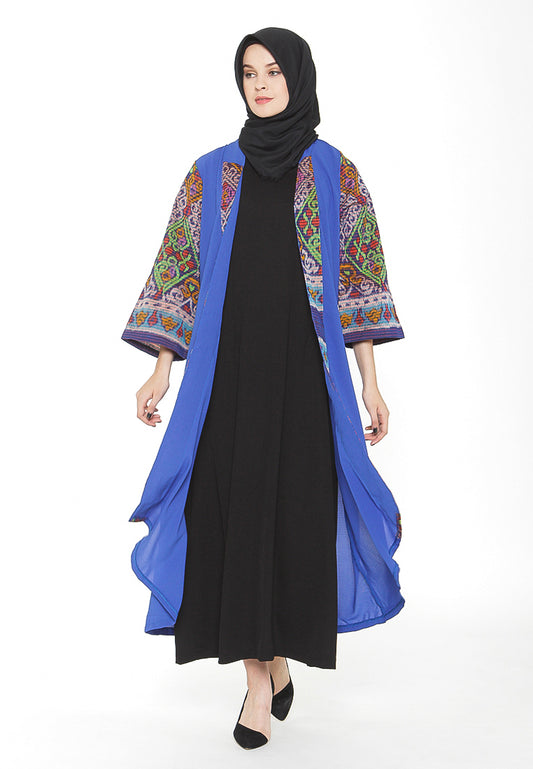 Cardigan Dress Garis Bluebell