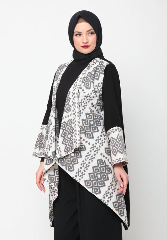 Arjani Polong Tenun Long Cardigan