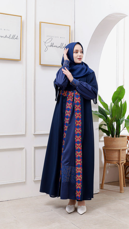 Mavi Aile II Tenun Dress