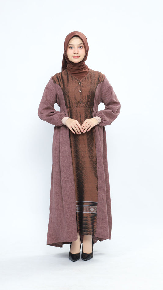 Mor Safir Tenun Dress