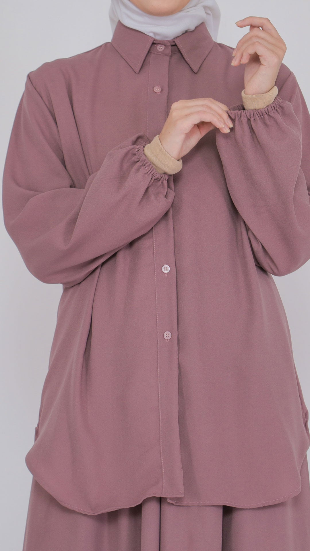 Nora Hannah Lilac Basic Shirt & Culotte