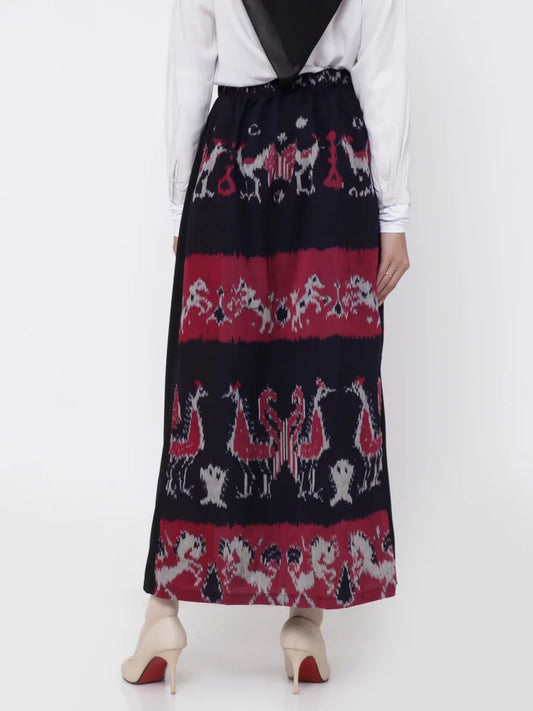 Rok Tenun Corak Ayam Kuda