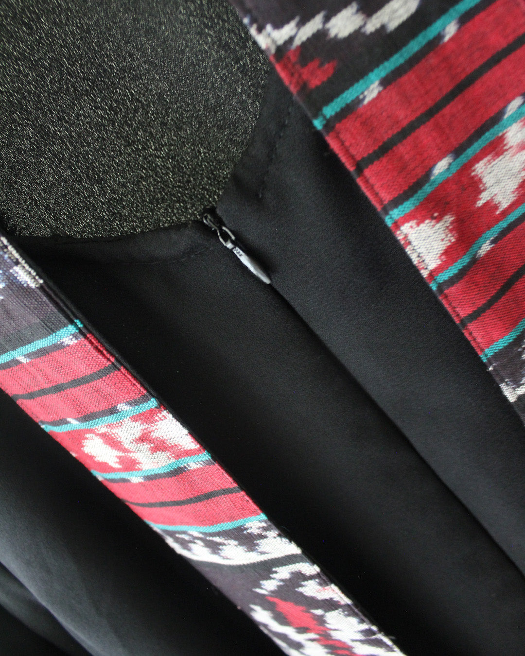 Azani Black Red Tenun Dress