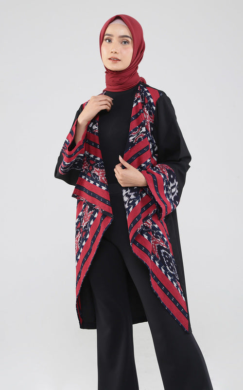 Arjani Luna Tenun Long Cardigan