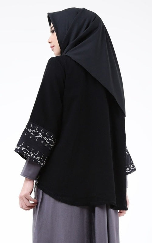 Whitney Black Tenun Outer