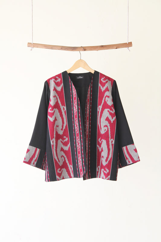 Freya Zoa Red Tenun Outer