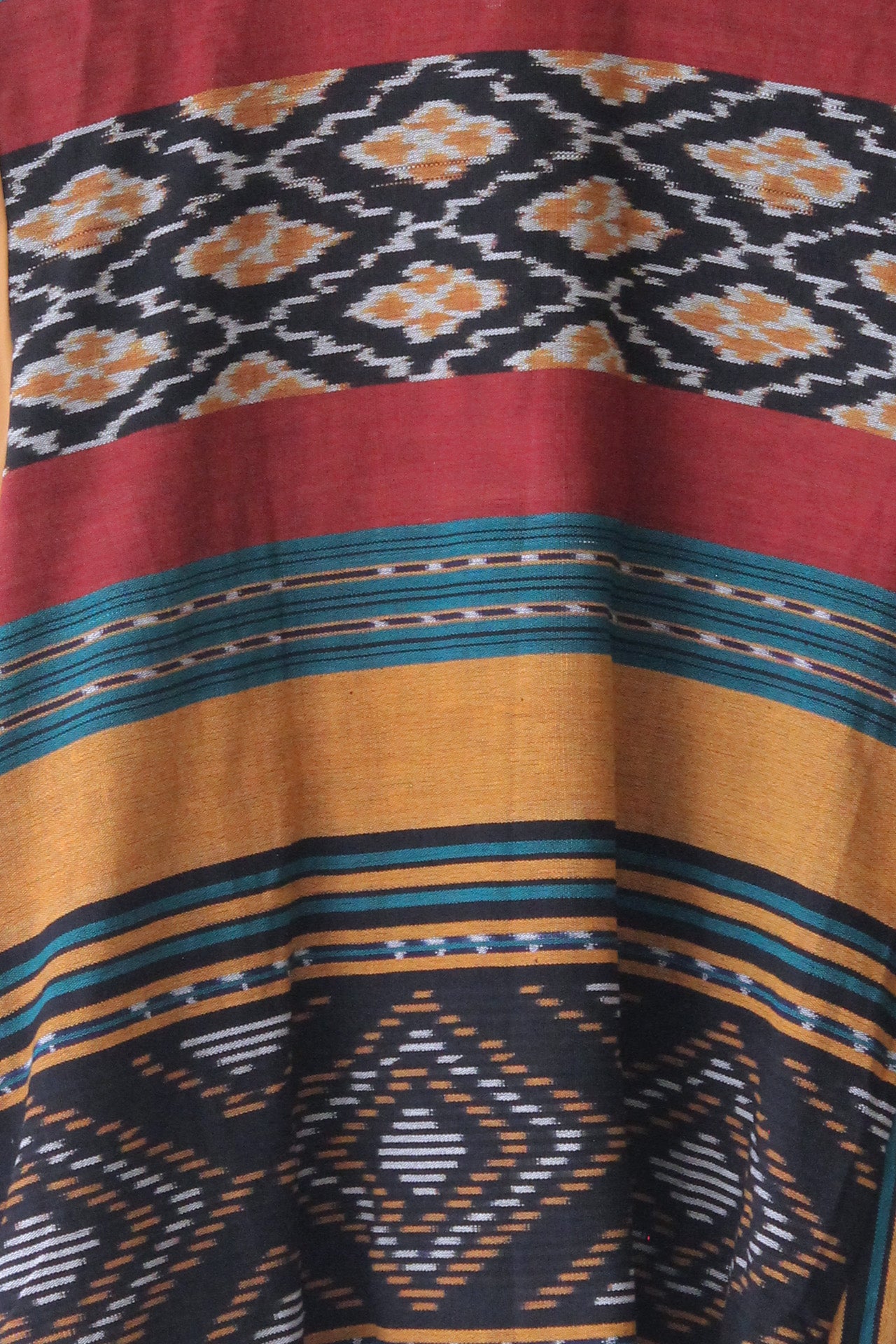 Gunseli Mustard Red Tenun Shirt