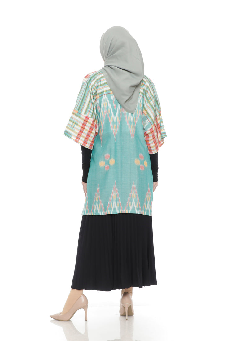 Kimono Tenun Sakura Tosca