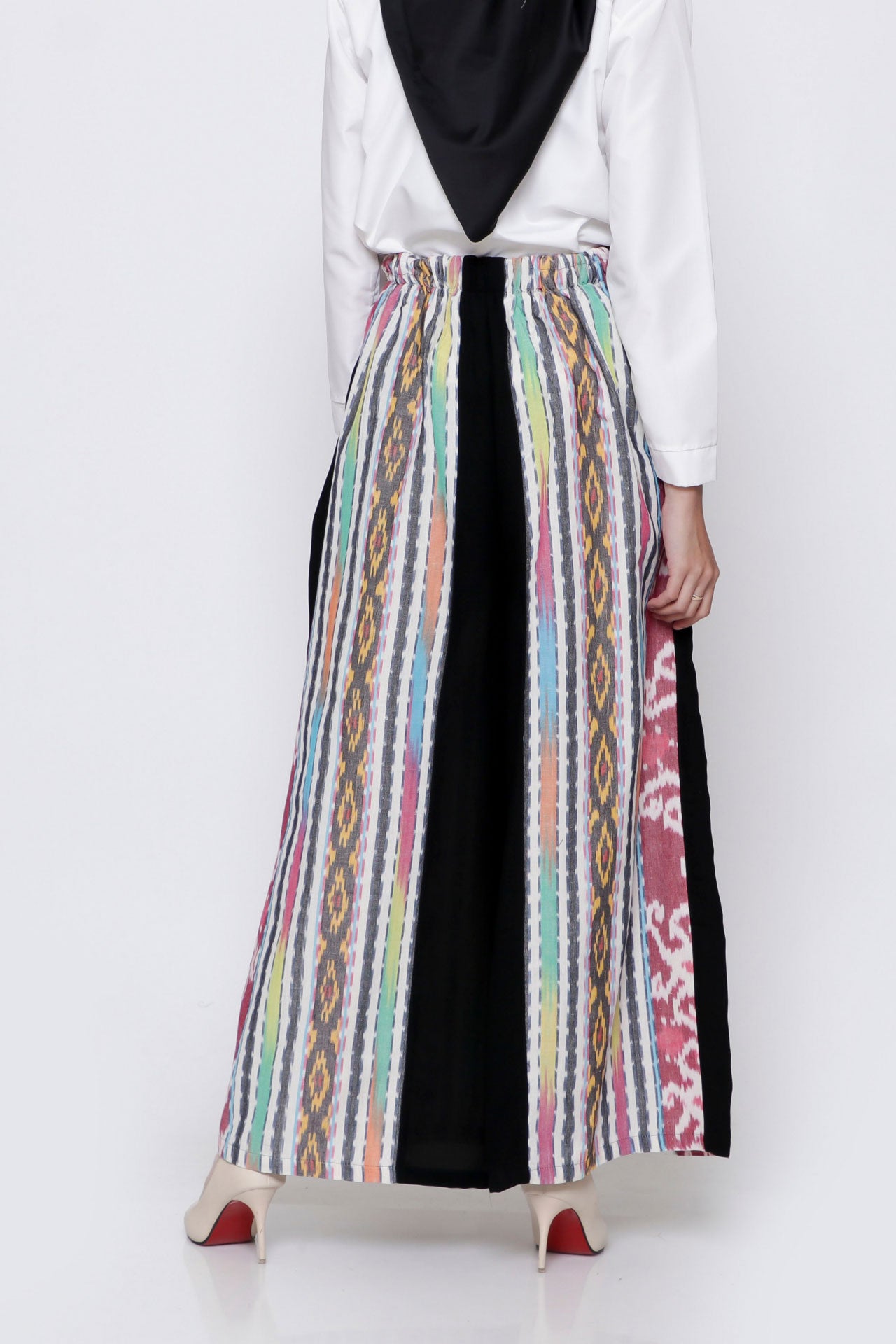 Zahra White Tenun Culotte