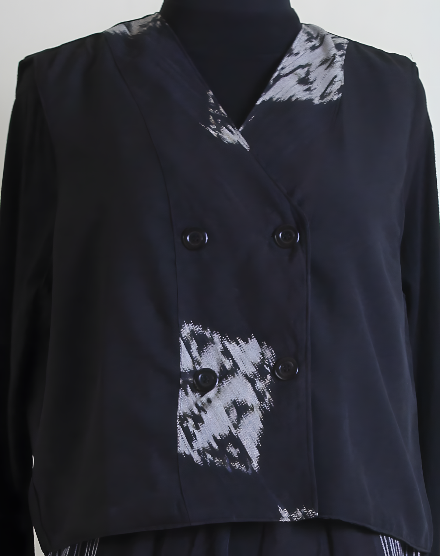 Lale Black Tenun Vest