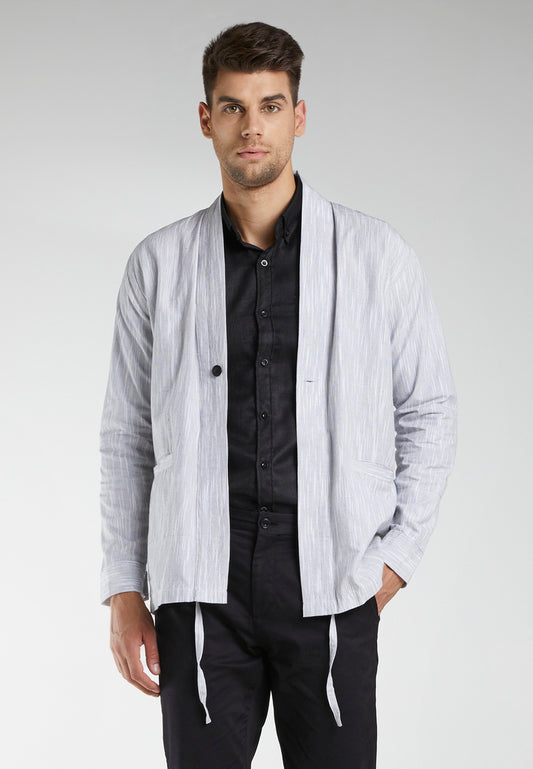 Orhan White Tenun Kimono