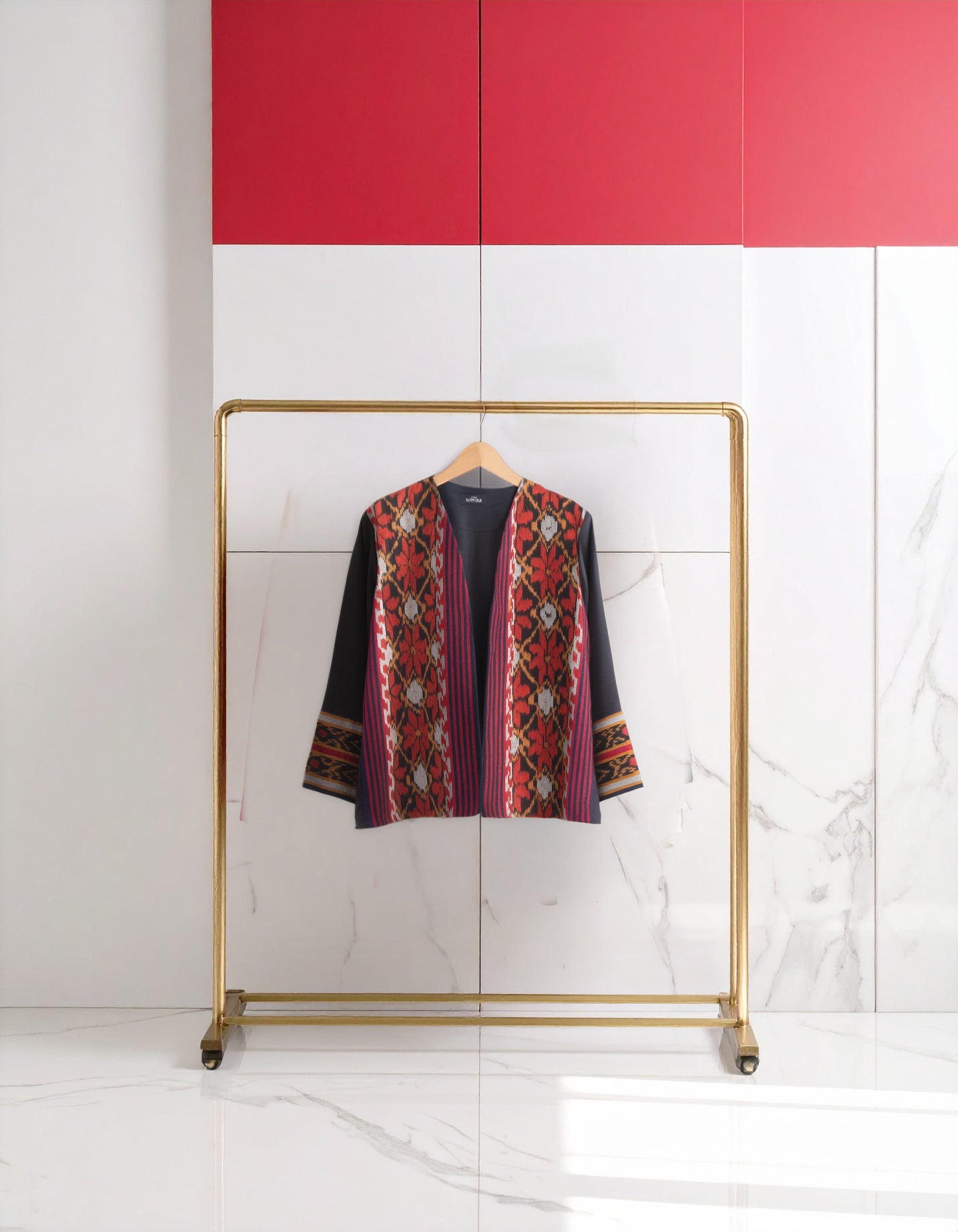 Freya Red Gold Tenun Outer