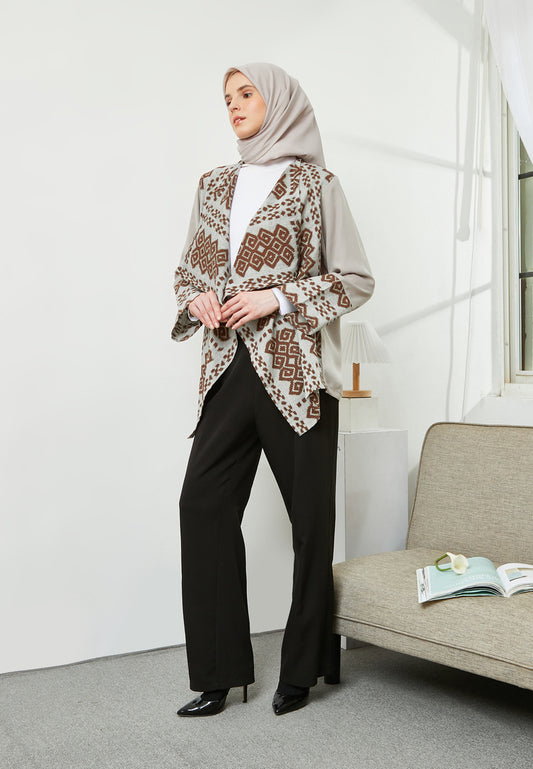 Hezi Beige Tenun Outer