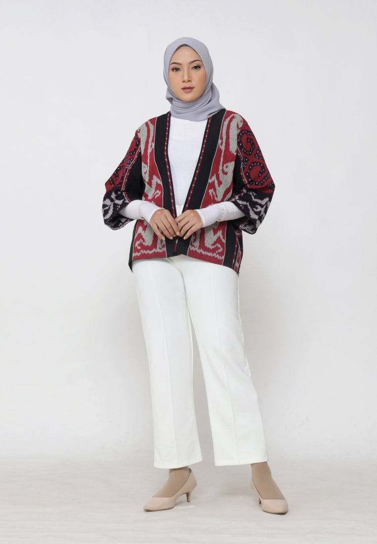 Monarda Zoa Red Tenun Outer