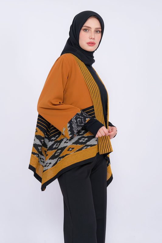 Miray Mustard Tenun Outer