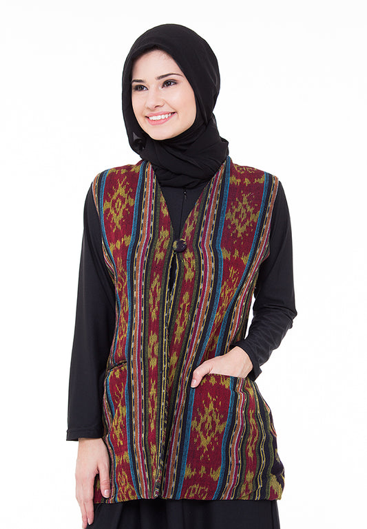 Silmaa Vest Tenun Barusim
