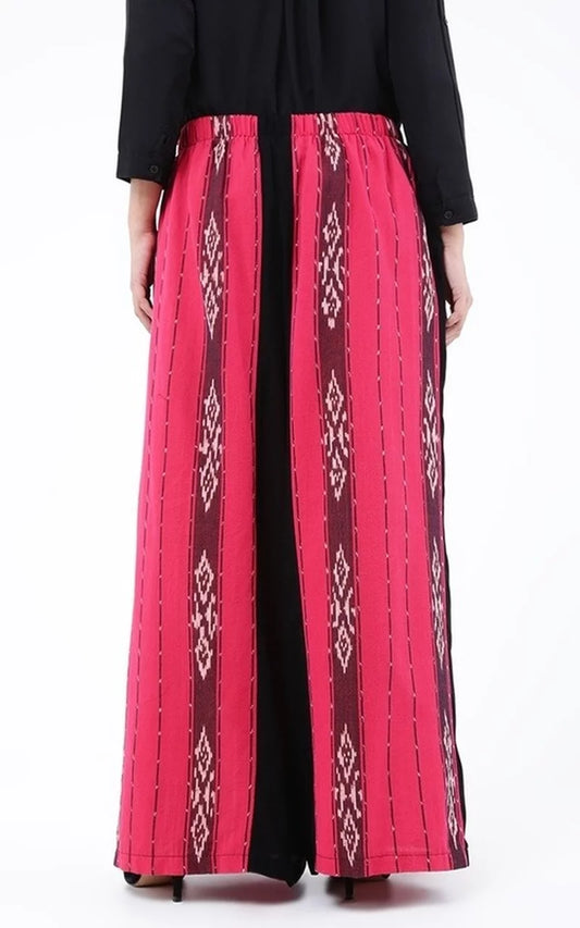 Zahra Red Tenun Culotte