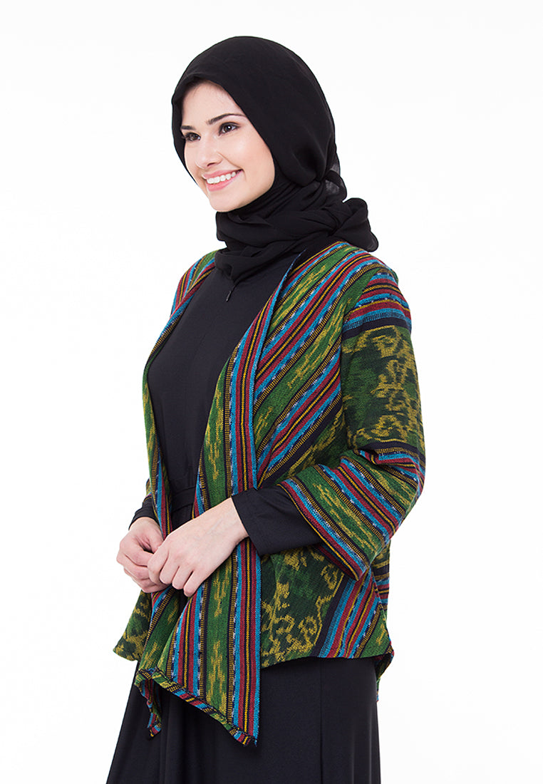 Iswari Iva Green Tenun Outer