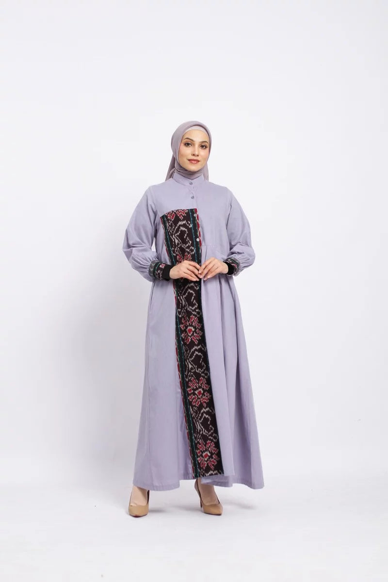 Ayumi Grey Tenun Dress