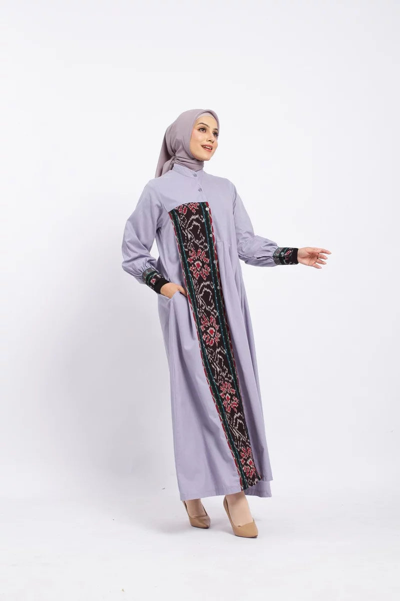 Ayumi Grey Tenun Dress