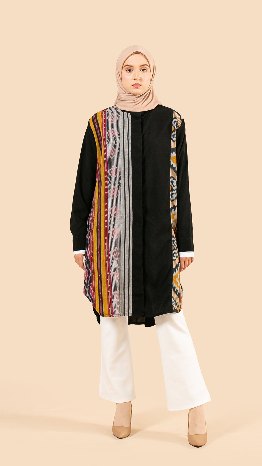 Viera Black Tenun Tunic