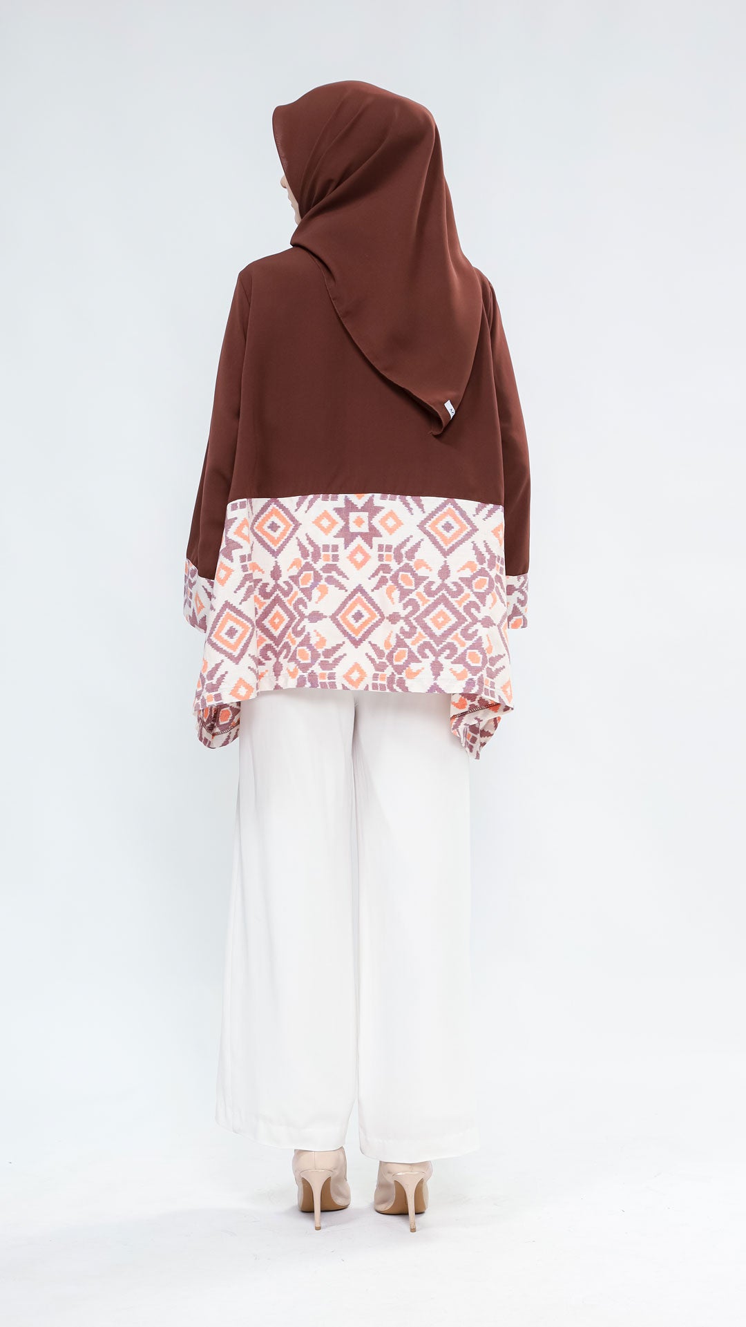 Miray Brown Lavender Tenun Outer