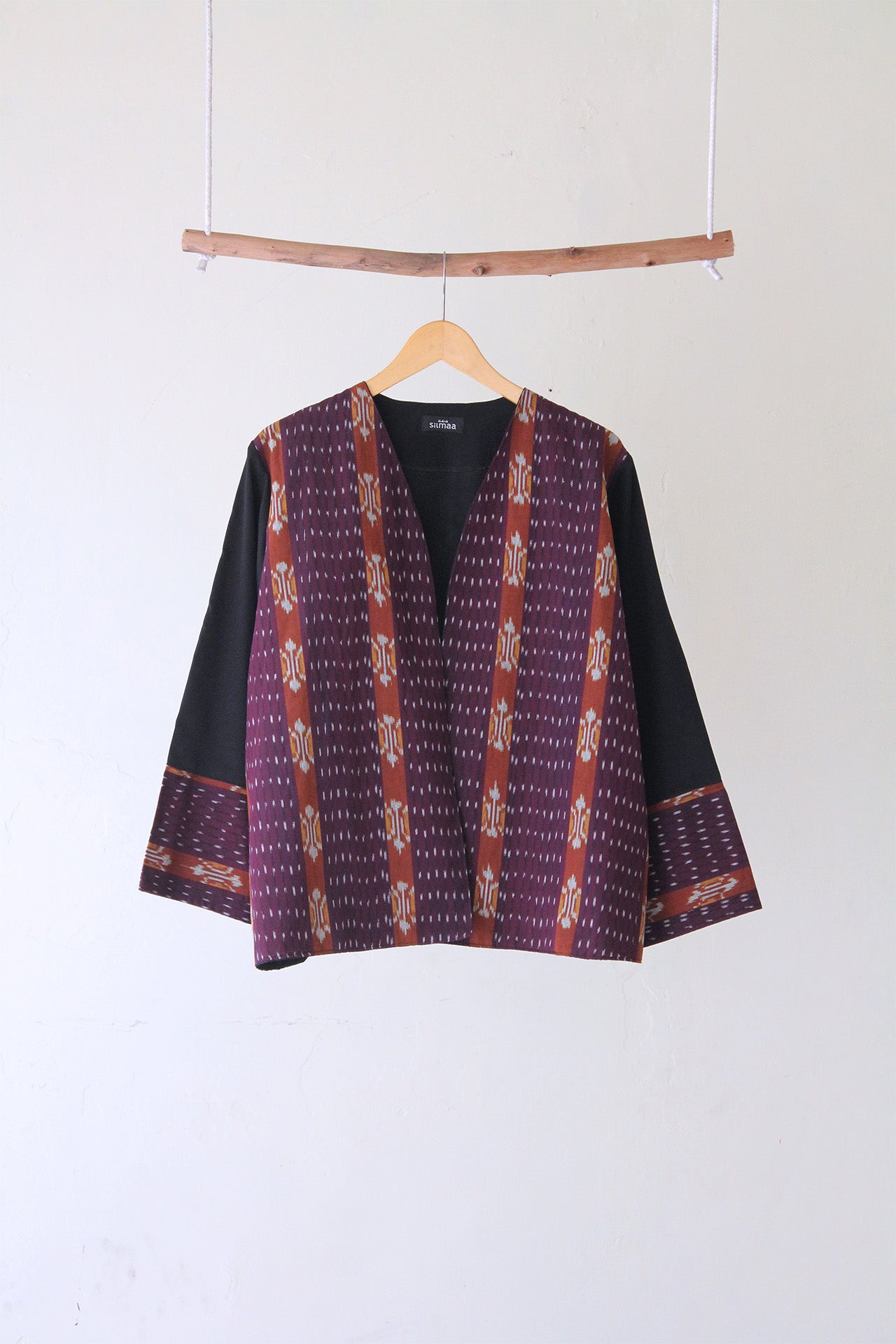 Freya Burgundy Tenun Outer