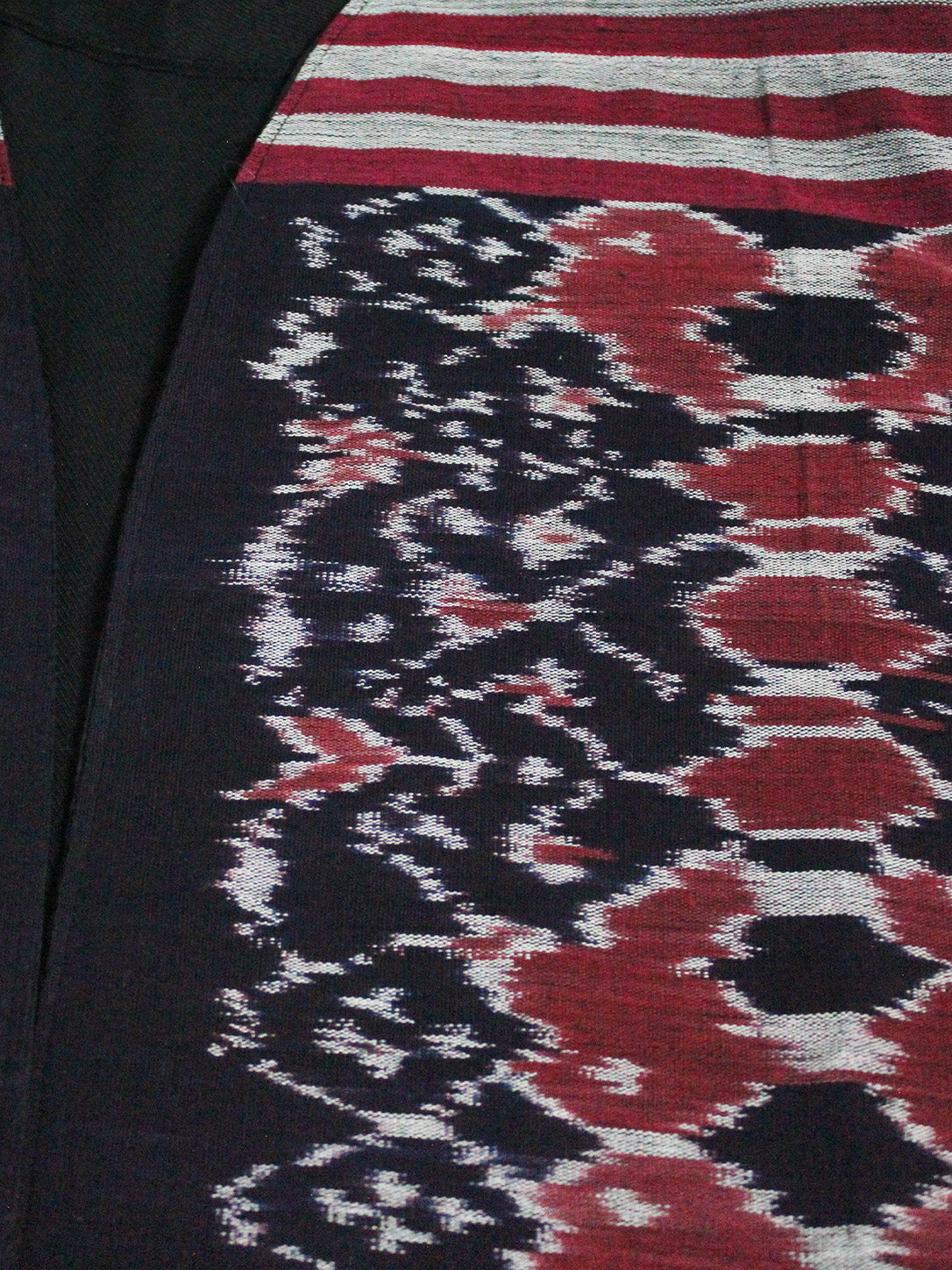 Freya Black Red Tenun Outer