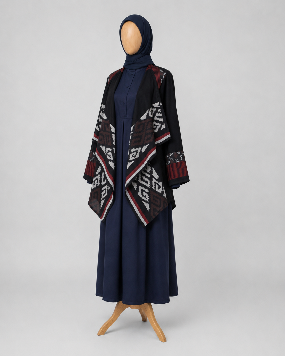 Hazira Black Tenun Outer