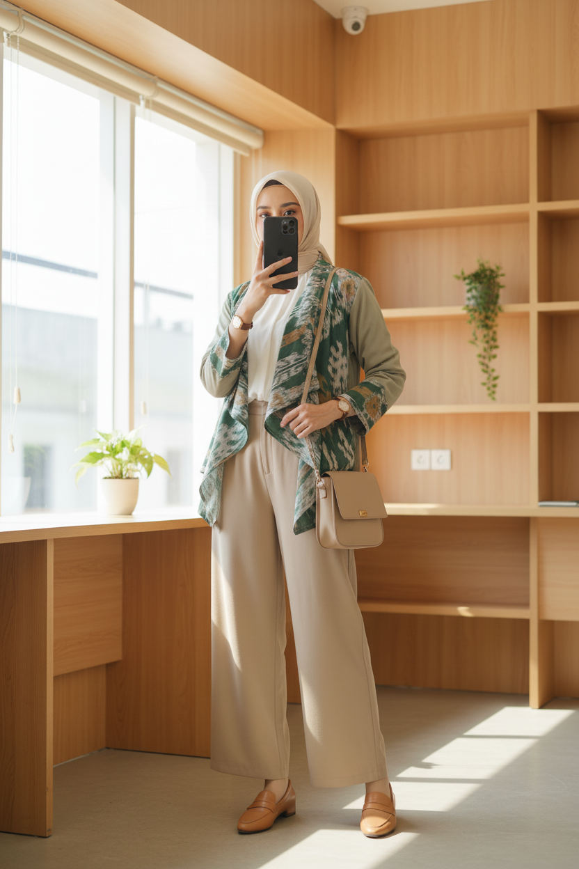 Hezi Zenith OIive Tenun Outer