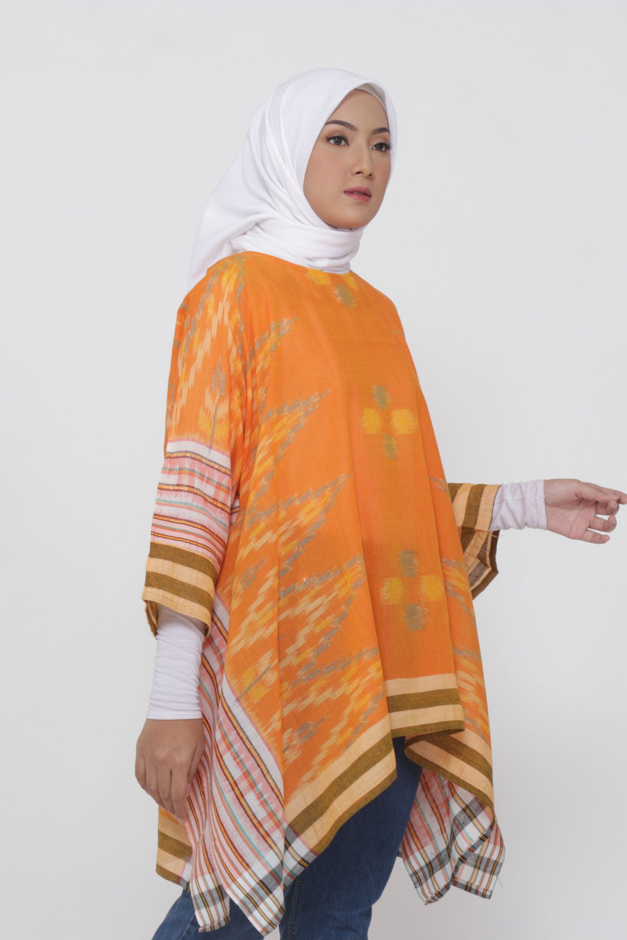 Zigzag Saffron Tenun Blouse