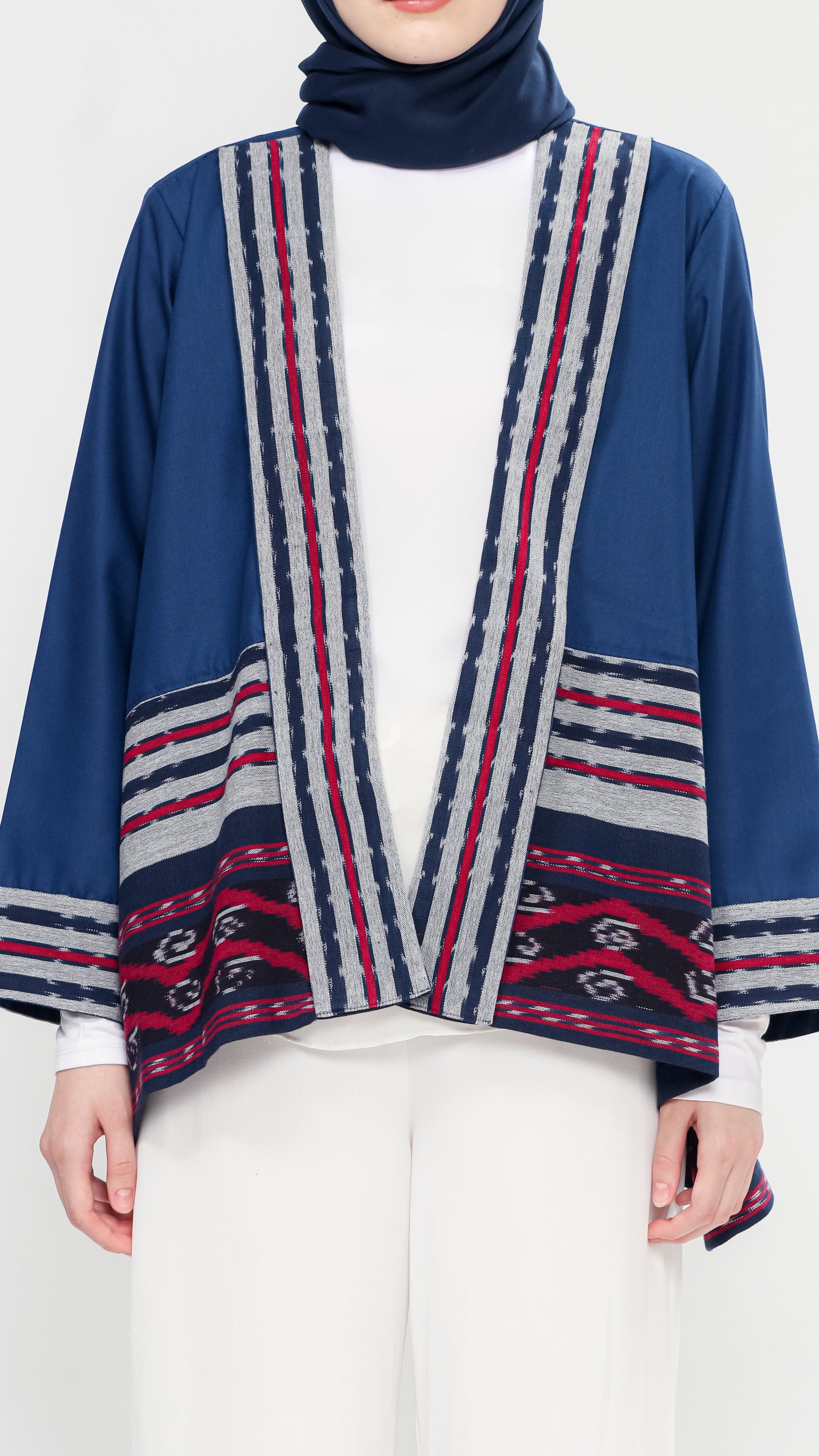 Miray Navy Red III Tenun Outer