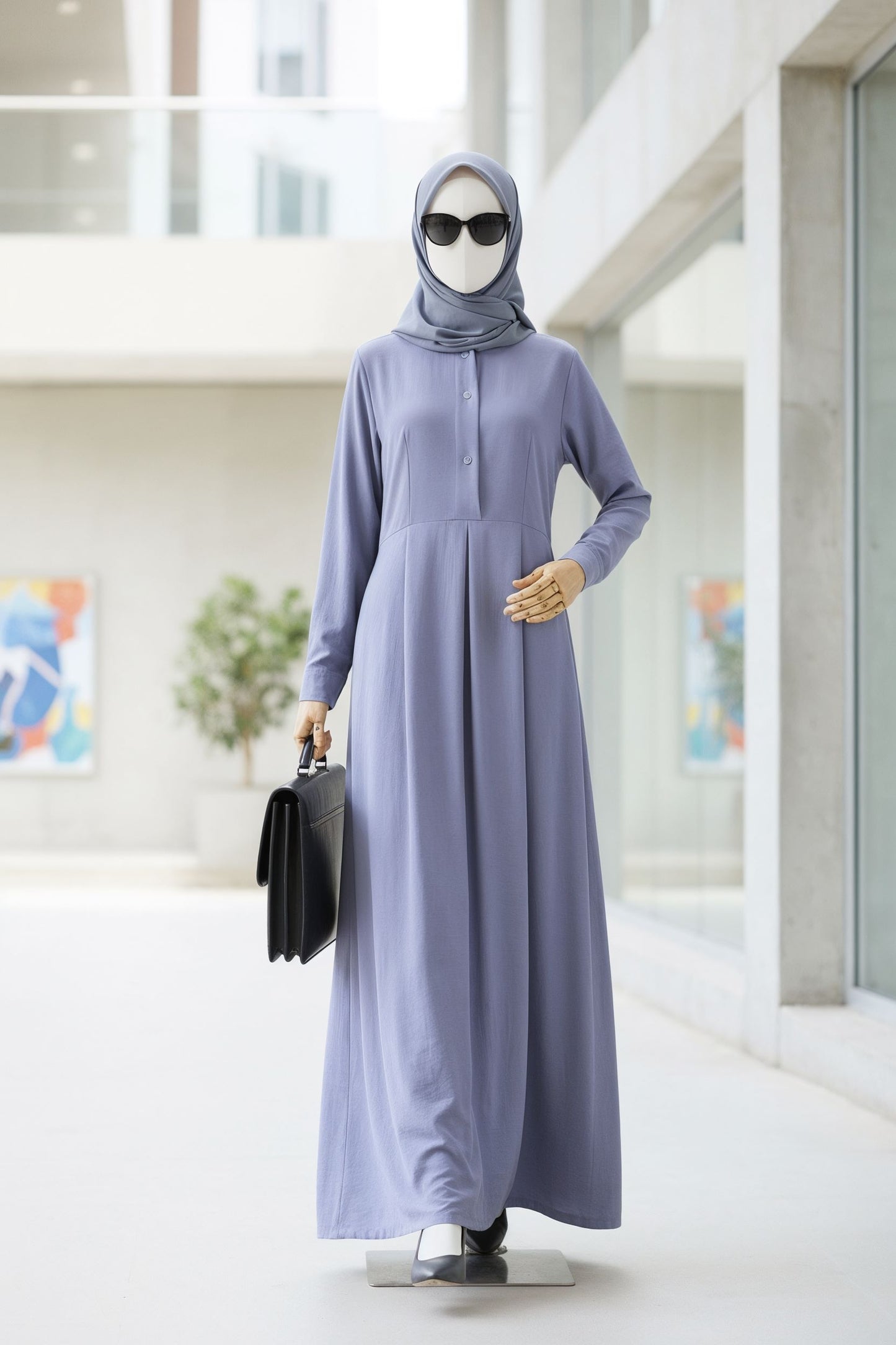Nadia Denim Basic Dress