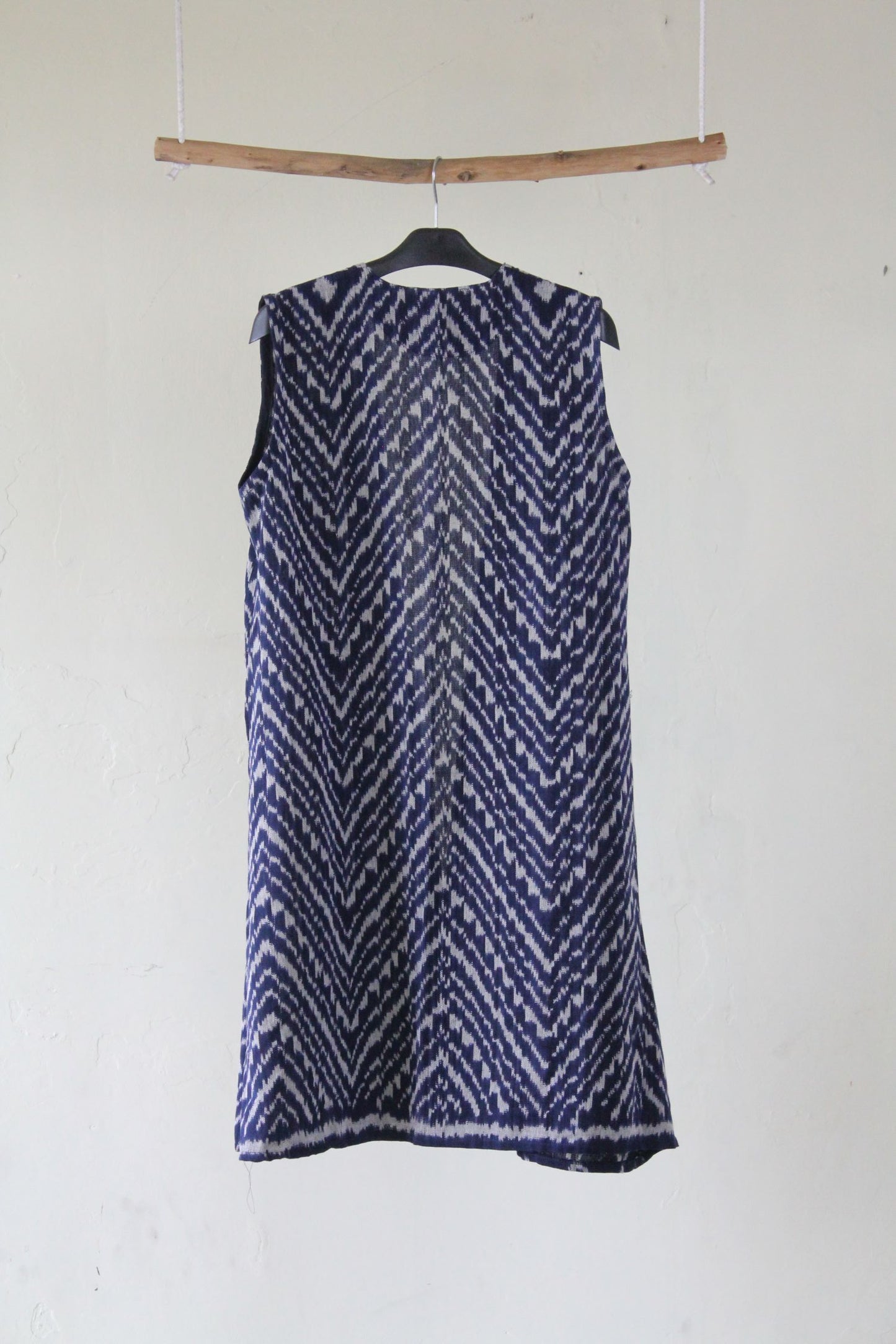 Nafira Navy Tenun Vest