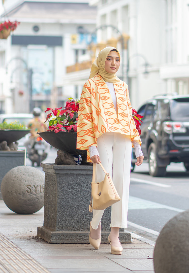 Nuray Yellow Tenun Outer