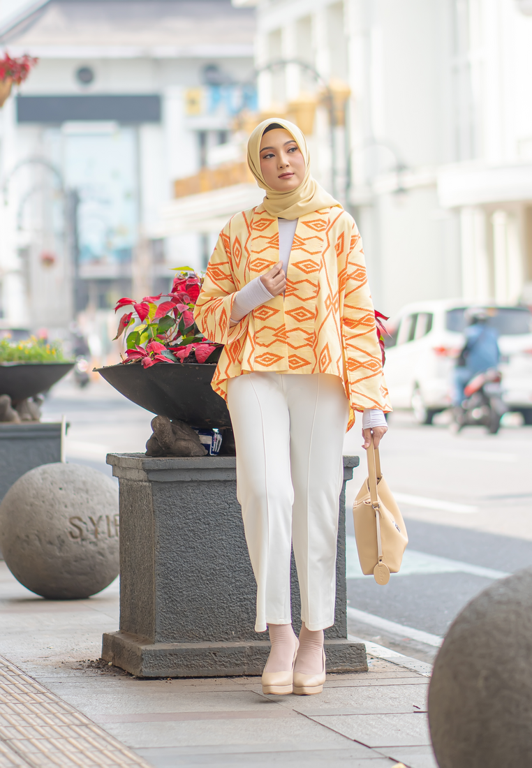 Nuray Yellow Tenun Outer