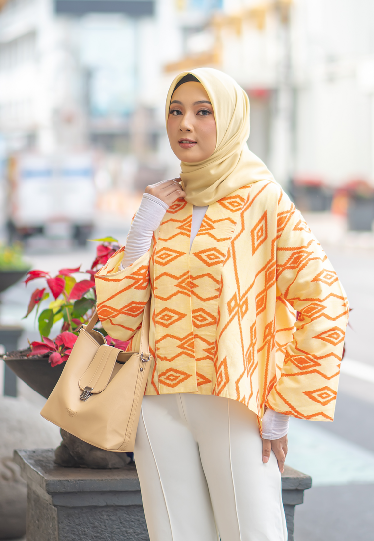 Nuray Yellow Tenun Outer