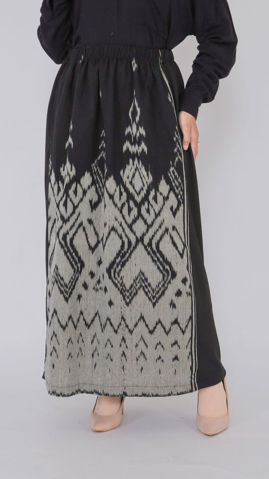 Zumra Black Tenun Skirt