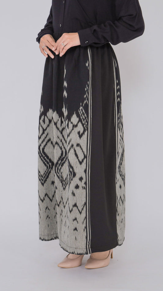 Zumra Black Tenun Skirt
