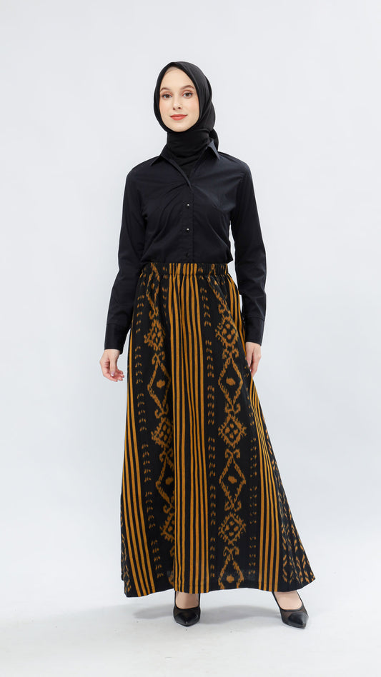 Zulfa Gold Tenun Skirt