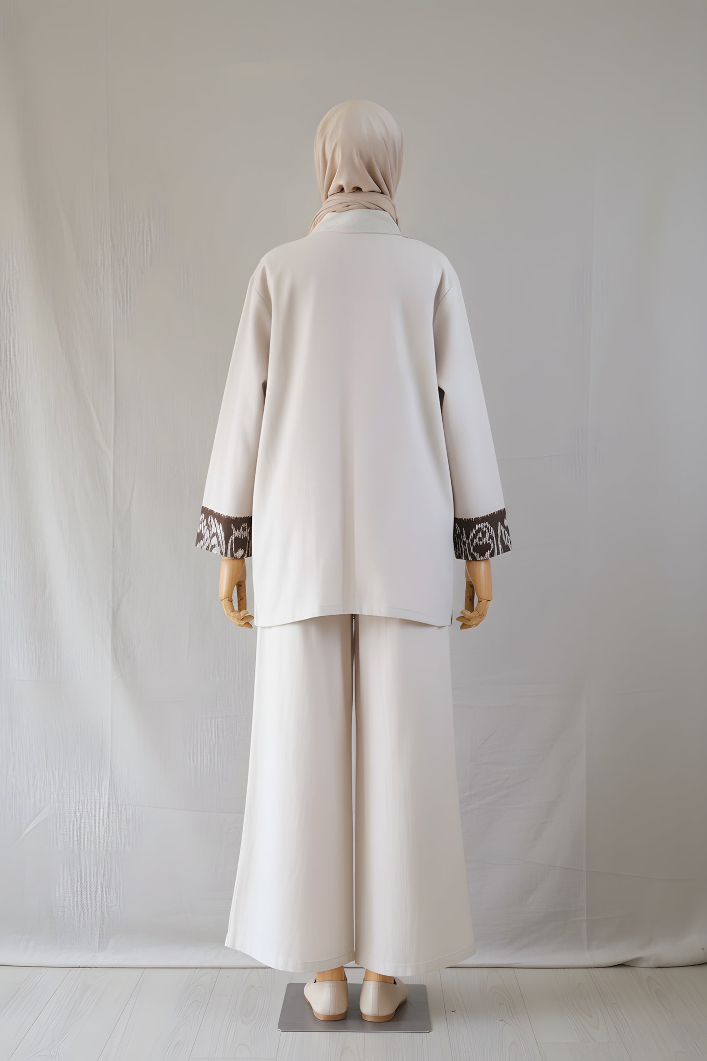 Belza Beige Tenun Outer