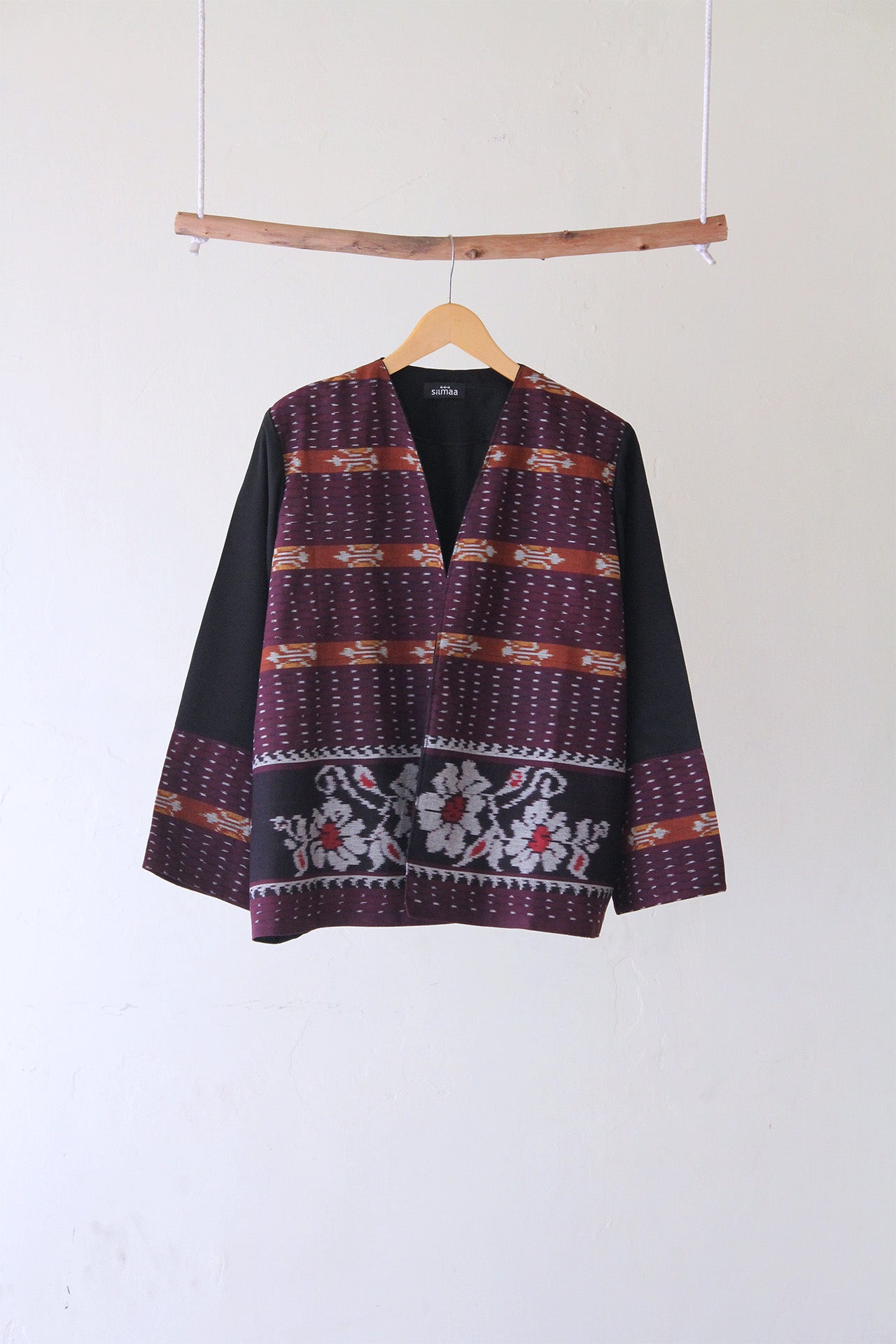 Freya Burgundy Tenun Outer